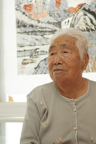2009년 이산가족 상봉자 96세 최고령 박양실 할머니