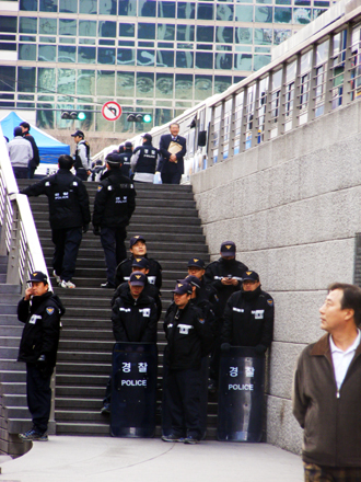 청계천 진입로